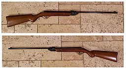Wagria Luftgewehr, Kal. 4,5 mm, selten, guter Zustand, Bj. um 1955