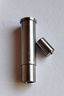 Reduzierhülse .357 Mag./.38 Spez. auf .22 lfb. .22LR/Fangschussgeber Einzelstück!