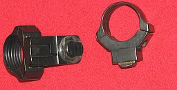 Zwei Stahl Montageteile für ZF / Zielfernrohr mit 26mm Rohrdurchmesser