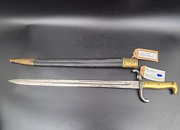 Preussen Bajonett M 1871 mit Scheide - Nummerngleich "104 R.8. 104" - sehr selten!