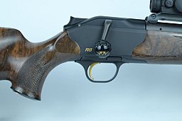 Kammergriffkugel Repetierkugel 26mm für Blaser R8 & R93 – Eichenlaub, Fischhaut & goldenes Motiv – N