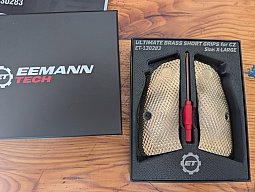 Griffschalen Messing XL kurz für CZ shadow 2/Compakt auch passend auf CZ shadow 2