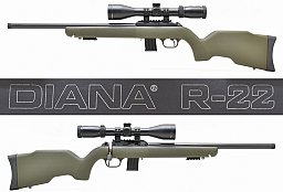 DIANA R-22 CARBON KK - Repetierer Kal .22 LR mit FOCUS ZF 2-12x50 LA 4 LP