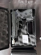 Geco P225 Schwarz Neuwertig von Dynamit Nobel 9mm pak Gaspistole