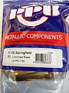 .30-06 Springfield Boxer-Hülsen PPU C-062 50 stk. # SSZ Berka
