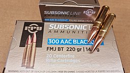 .300 Blackout 220grs FMJBT PPU 100 Stk. A-656 ##SSZ Berka