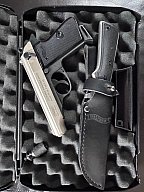 Neu Sonderedition 50 Jahre Walther PP Bicolor mit Messer 9mm pak Gaspistole