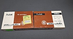 7x64 Munition 40 Schuss S&B Sellier & Bellot SP TM Teilmantel