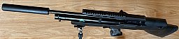 Weihrauch HW 100 BP Pressluftgewehr mit Schalldämpfer u. Zweibein, Kal. 4,5mm Diabolo, ist in Ordnun