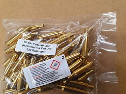 .222 Remington Federal Hülsen 50 stk fertig gezündert mit No. 205 # SSZ Berka