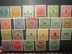 23x Deutsches Reich Postfrisch.