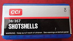 CCI Shotshells-Munition 50 Patronen Kaliber 38/357