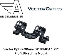 Vector Optics 30mm OP 20MOA 1.25" Profil Picatinny Mount www.angelarms.eu