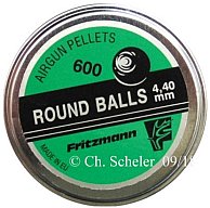 3000 Rundkugeln/ Punktkugeln für Haenel u.a. Luftgewehre 4,4 mm NEU !!!