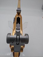 P08 , 8 Inch Full Metal GBB Gold Softair Pistole, 6 mm