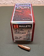 Hornady MonoFlex Geschosse im Kaliber .30 / 140 Grains