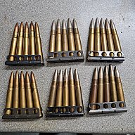 .303 Patronen - Deko - aus dem II. WK - 30 Stück mit Ladestreifen