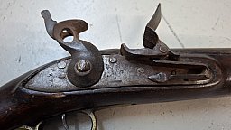 Vorderlader Pistole Steinschloß Schwarzpulver historisch Ordonnanz Armeepistole