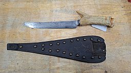 historisches Jagdmesser antik America ca. 1850er Jahre Sammlermesser US Western