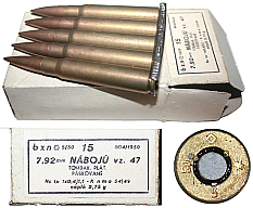 tcheschisches Päckchen 7,9 mm Patronen mit s.S. Geschoss