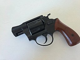 ME 38 Pocket Schreckschuss 9mm Revolver Brüniert Schwarz