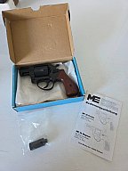 ME 38 Pocket Schreckschuss 9mm Revolver Brüniert Schwarz Neuwertig