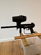 Tippmann A5 Komplettset mit Response Trigger, Druckluftsystem, Mamba-Schlauch, Maske & Zubehör