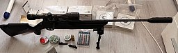 CO2 Luftgewehr Umarex 850 viel Zubehör