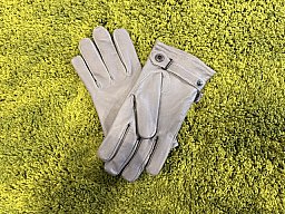 BW Lederhandschuh Grau Gr. 8