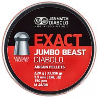 JSB Exact Jumbo Beast M 46/08 Diabolo Blei 5,52 mm 150 St. / Dose 2,20 Gramm (33,956 Grain) schwerer