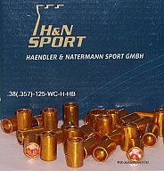 500 H&N .38(.357Dia.) - 125 - WC-H-HB - verkupfert-HIGH-SPEED -2000er Bulk