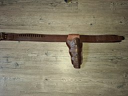 Westernholster punziert passend für COLT SAA Peacemaker Old West Gunrig