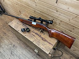 Einzellader TOZ T03-8M, Kal..22lr., dicker Lauf! mit ZF Bushmaster 4x32!