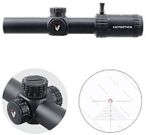 Victoptics S6 1-6x24 OPSL22 Zielfernrohr, Leuchtabsehen rot/grün, mit Picatinny-Montage