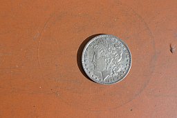 Silbermünze Morgan-Dolllar von 1896