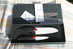 2 Keramikmesser /Küchenmesser von Kyocera im Geschenkset