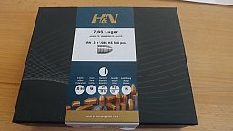 H&N 7,65 Luger RN 311 HS 86gr 500 pcs
