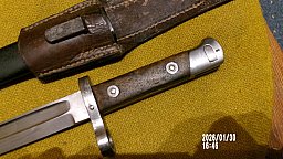 Österreichisches M95 Bajonett in Deutschland hergestellt, Beute Bajonett Seitengewehr