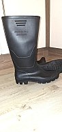 Gummistiefel Ginocchio Stiefel schwarz, Gr. 44 Wald Jagd neuwertig