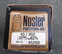NOSLER Partition .45