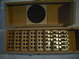 Patronenbox aus Holz, Gehmann für KK