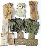 Diverse Magazintaschen, Lee Enfield, SA85, G3, GB, Italien, Norwegen, Frankreich, Kanada, etc.