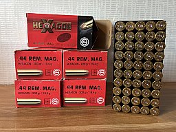 44 Rem Magnum Hülsen - Geco Hexagon