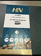 H&n Geschosse 9mm 1500 Stück 115 grs HS HP