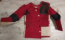 Schießjacke links rot/weiss Herren Gr.50/52