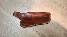 Holster Revolver Leder 4" 357 Magnum 38 Special Smith & Wesson Colt Ruger