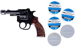 Schreckschuss-Revolver 6mm Flobert mit Munition