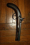 Original Vorderladerpistole Belgischer Beschuss