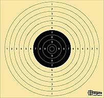 Standard Target XLS - 200 g/m² chamois – 20 Stück