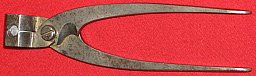 Alte Stahl Kugel - Zange mit 18 für Blei - Kugeln mit ca. 16,5mm Durchmesser
